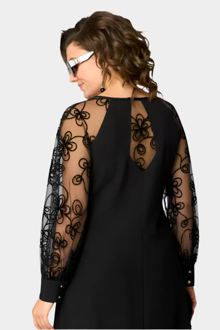 Dress with Soft Lace Sleeves Jasmine's Boutique Australia