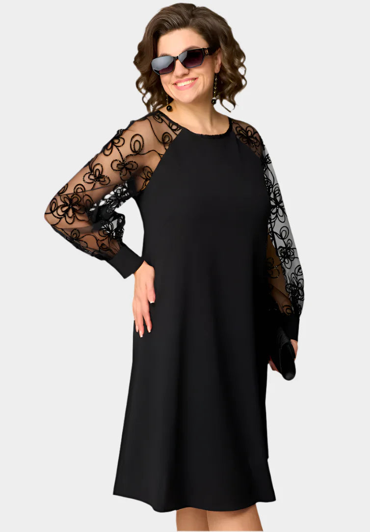Dress with Soft Lace Sleeves Jasmine's Boutique Australia