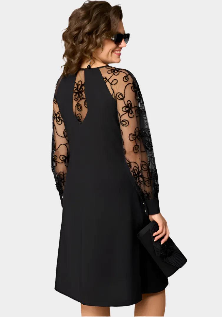 Dress with Soft Lace Sleeves Jasmine's Boutique Australia