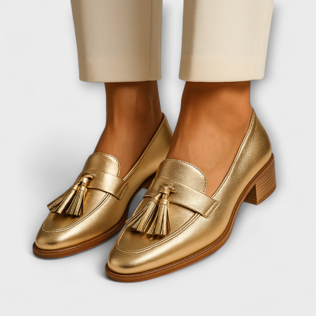 Women's Gold Moccasins Jasmine's Boutique Australia