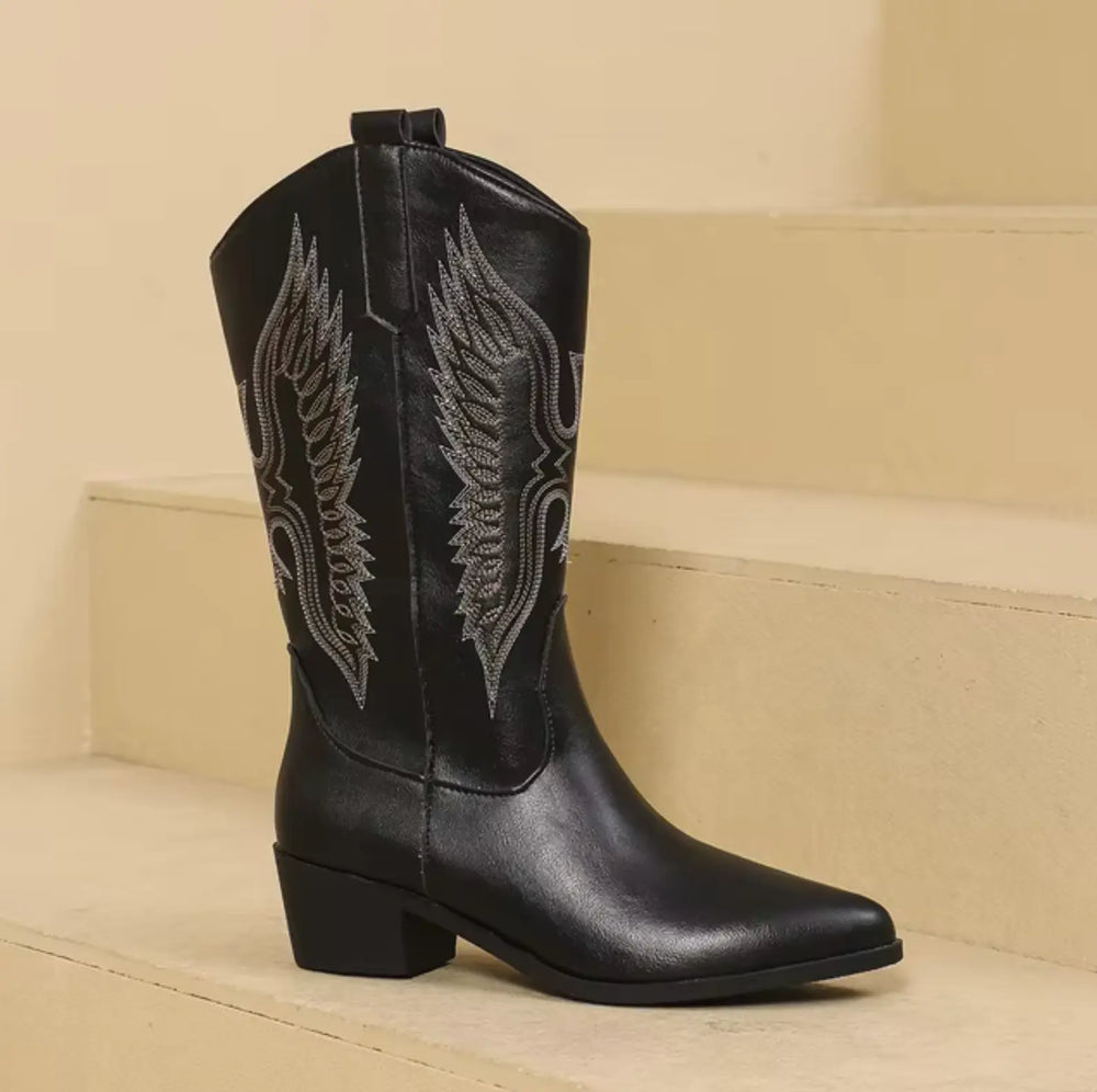 Midnight Wing Western Boots  html Copy Edit Jasmine's Boutique Australia