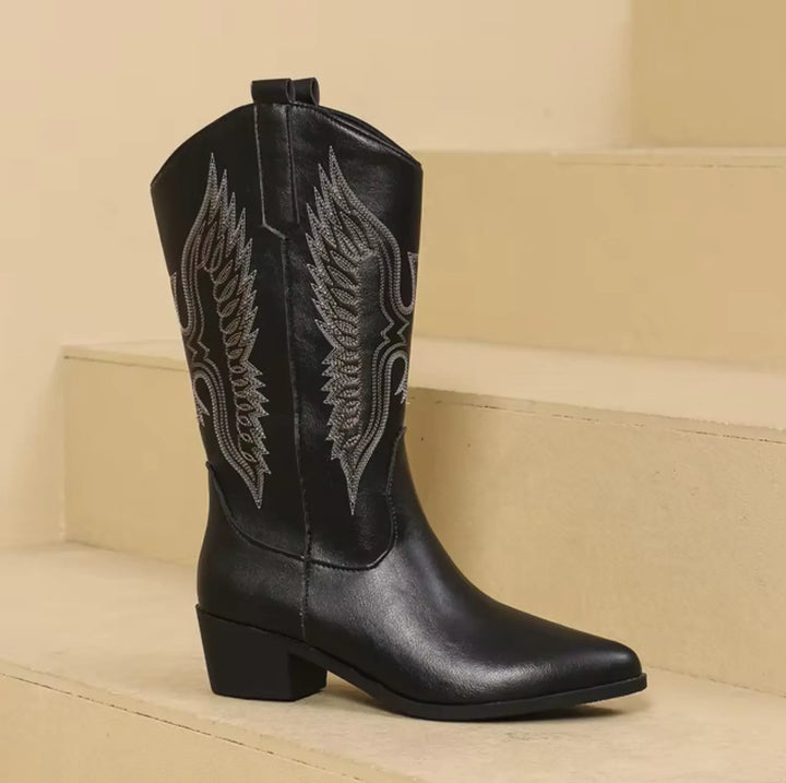 Midnight Wing Western Boots  html Copy Edit Jasmine's Boutique Australia