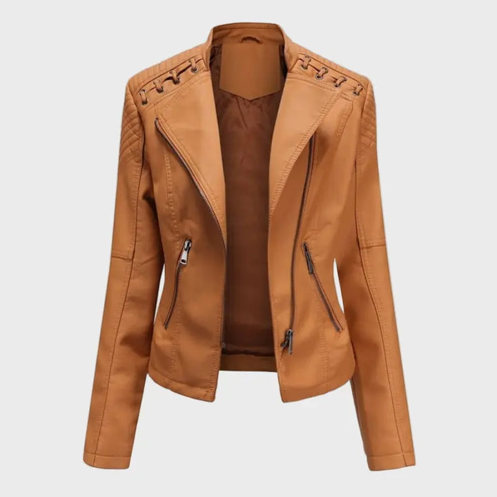 Ruby Edge Leather Jacket Jasmine's Boutique Australia