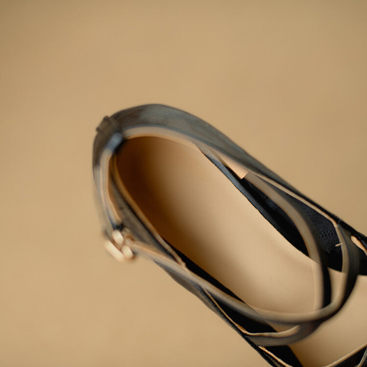 Lira Genuine Leather Heels  Liora Lane Boutique