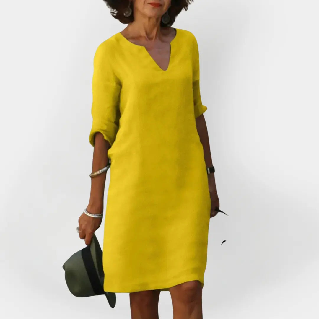 Everyday Dress with V Neckline Jasmine's Boutique Australia
