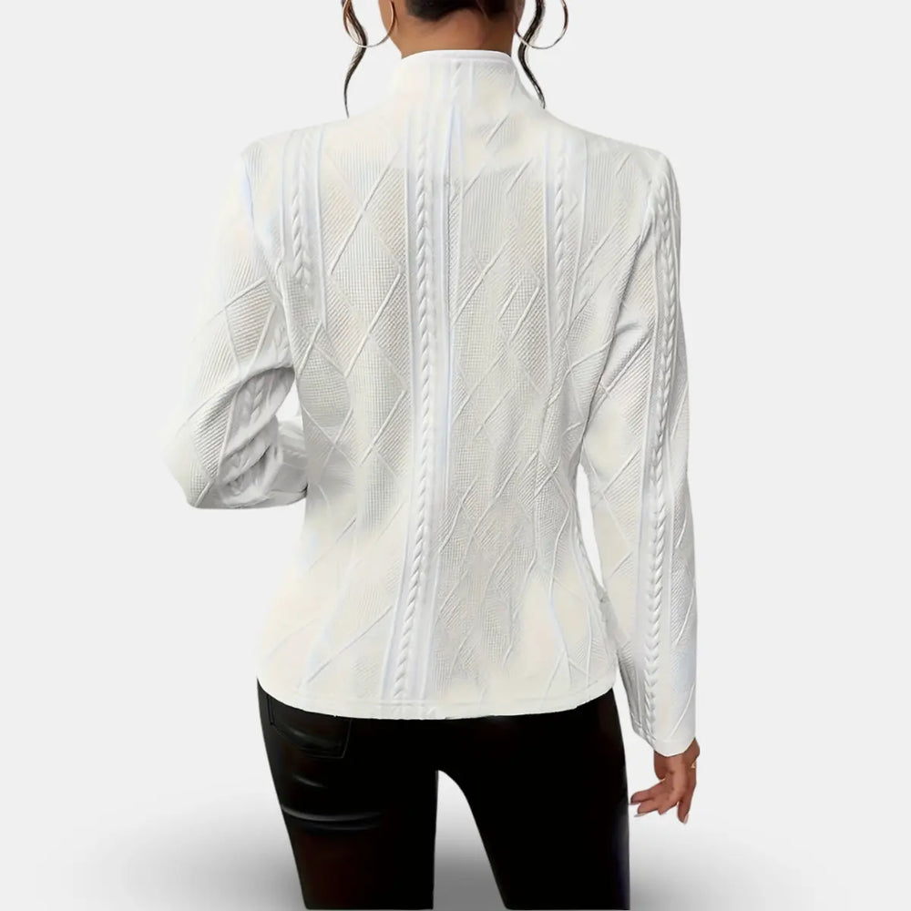 Luxe Textured Button-Up Blazer Jasmine's Boutique Australia