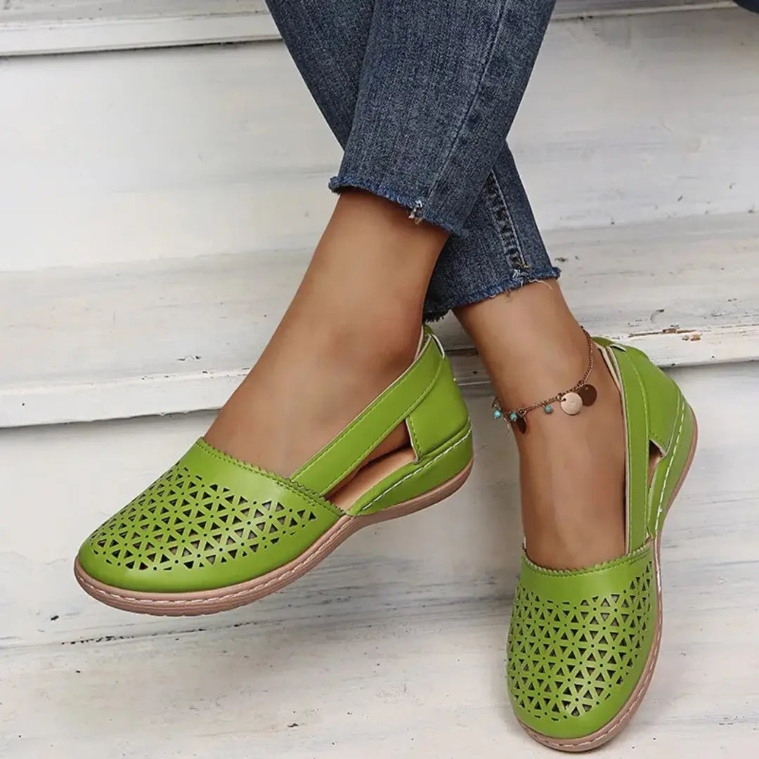 Breezy Comfort Cutout Flats Jasmine's Boutique Australia