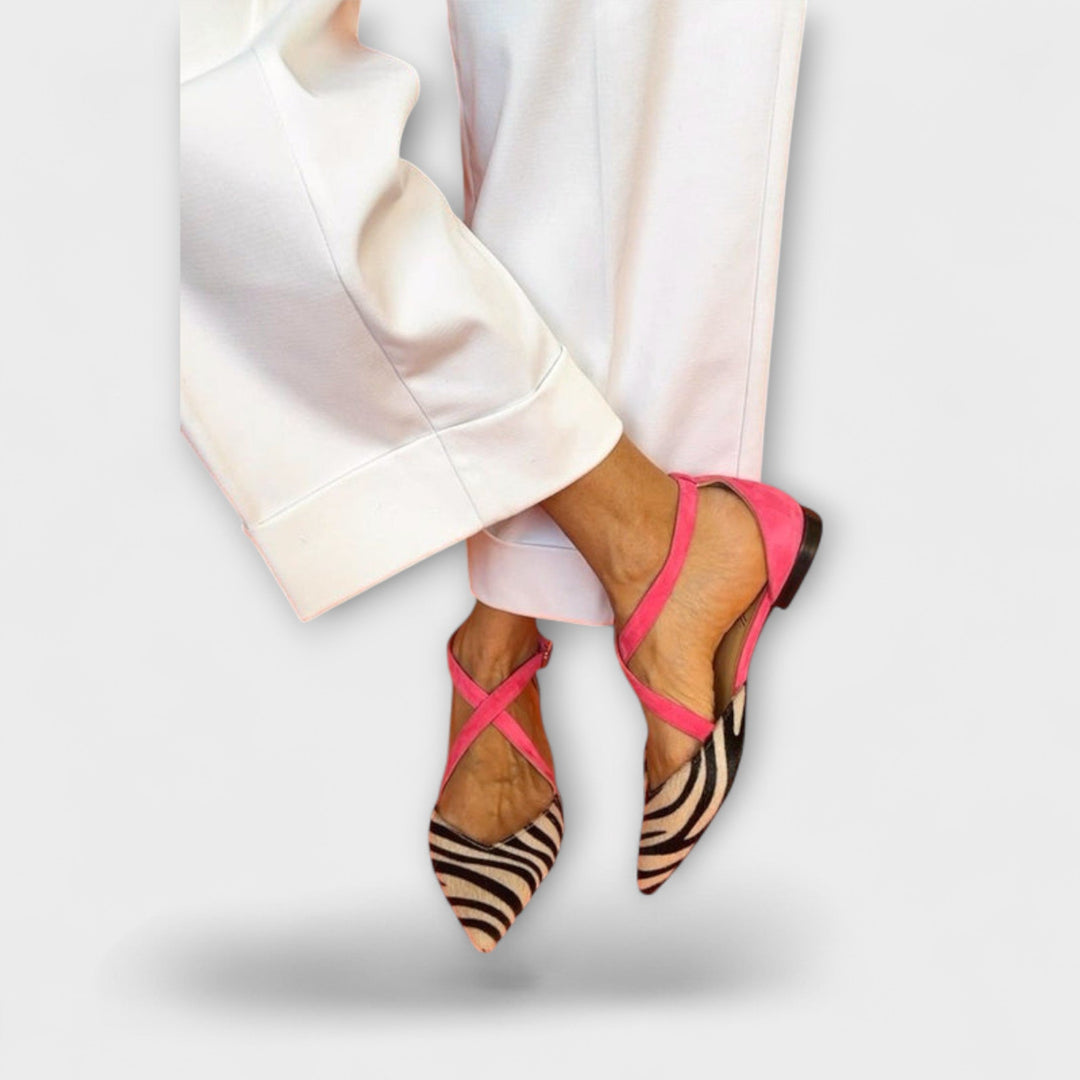 Pink Power Zebra-Flats Jasmine's Boutique Australia