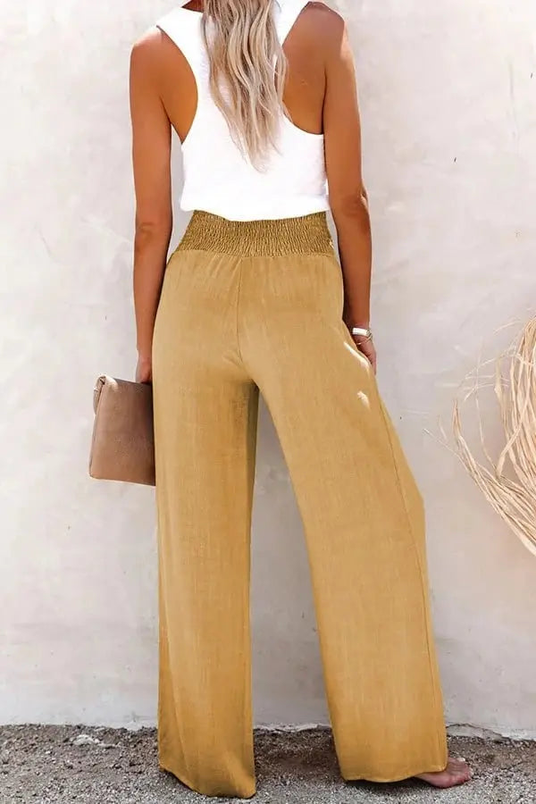 Sage Breeze High-Waist Pants Jasmine's Boutique Australia
