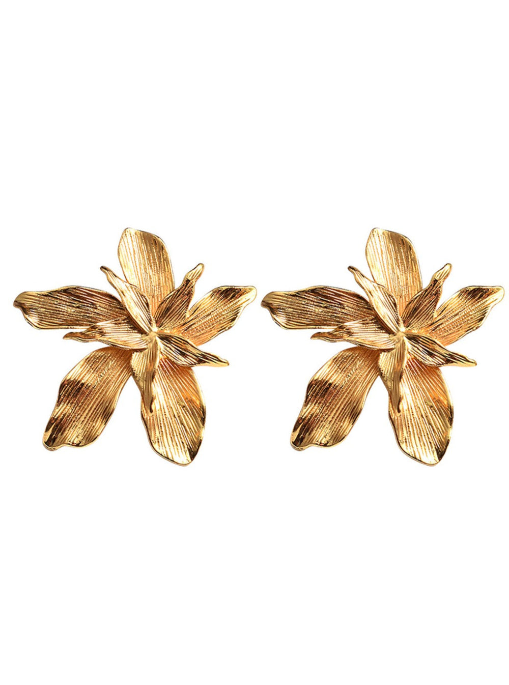 Metal Flower Earrings Jasmine's Boutique Australia