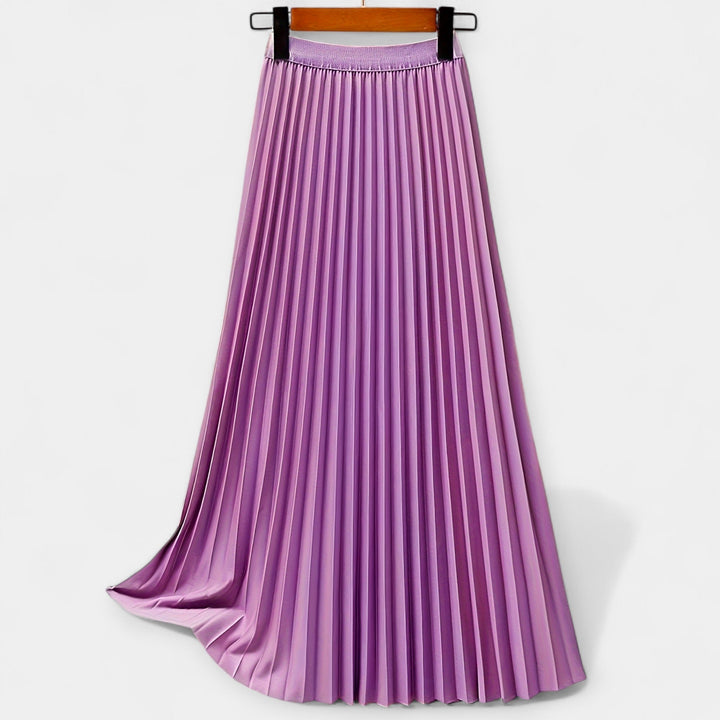 Long Pleated Satin Skirt Jasmine's Boutique Australia