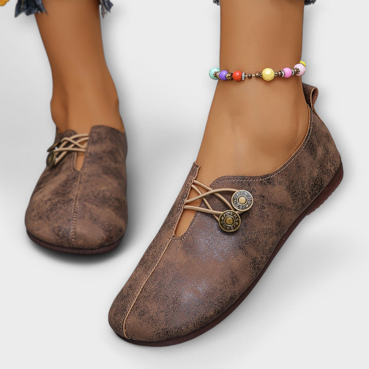 Leather Ballerina Jasmine's Boutique Australia