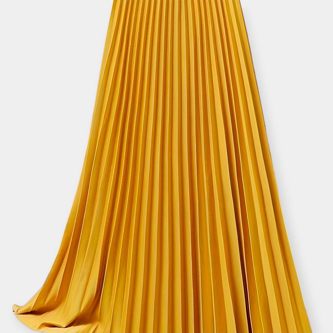 Long Pleated Satin Skirt Jasmine's Boutique Australia