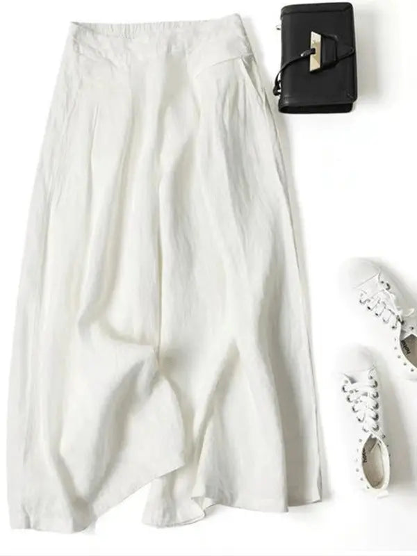 Coastal Breeze Wide-Leg Linen Pants Jasmine's Boutique Australia