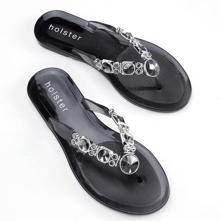 Crystal Wedge Sandals Jasmine's Boutique Australia