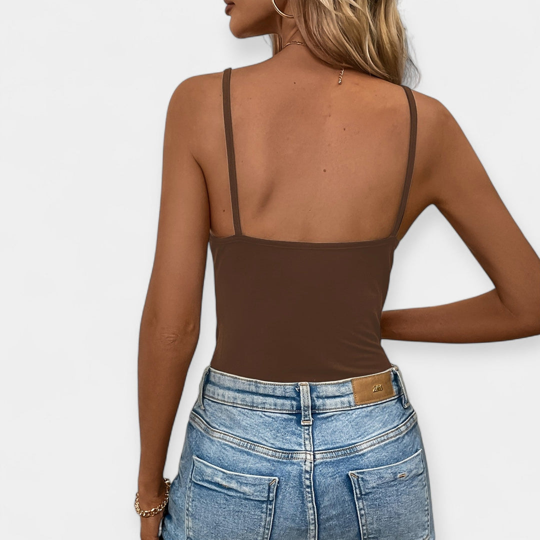 Bodysuit with Thin Adjustable Straps Jasmine's Boutique Australia