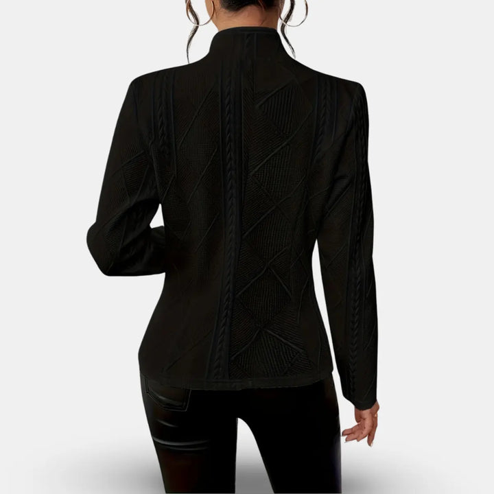Luxe Textured Button-Up Blazer Jasmine's Boutique Australia