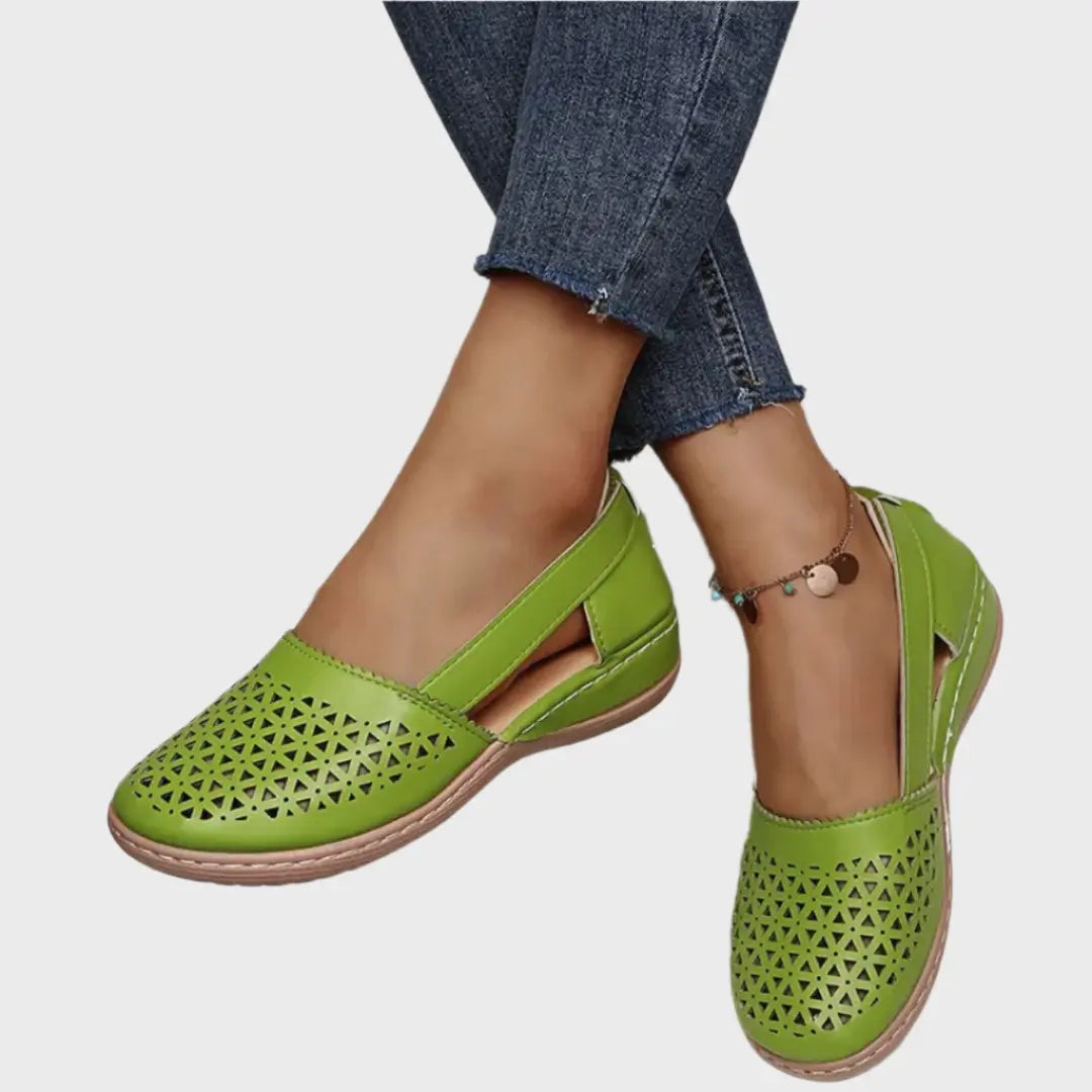 Breezy Cutout Comfort Flats Jasmine's Boutique Australia