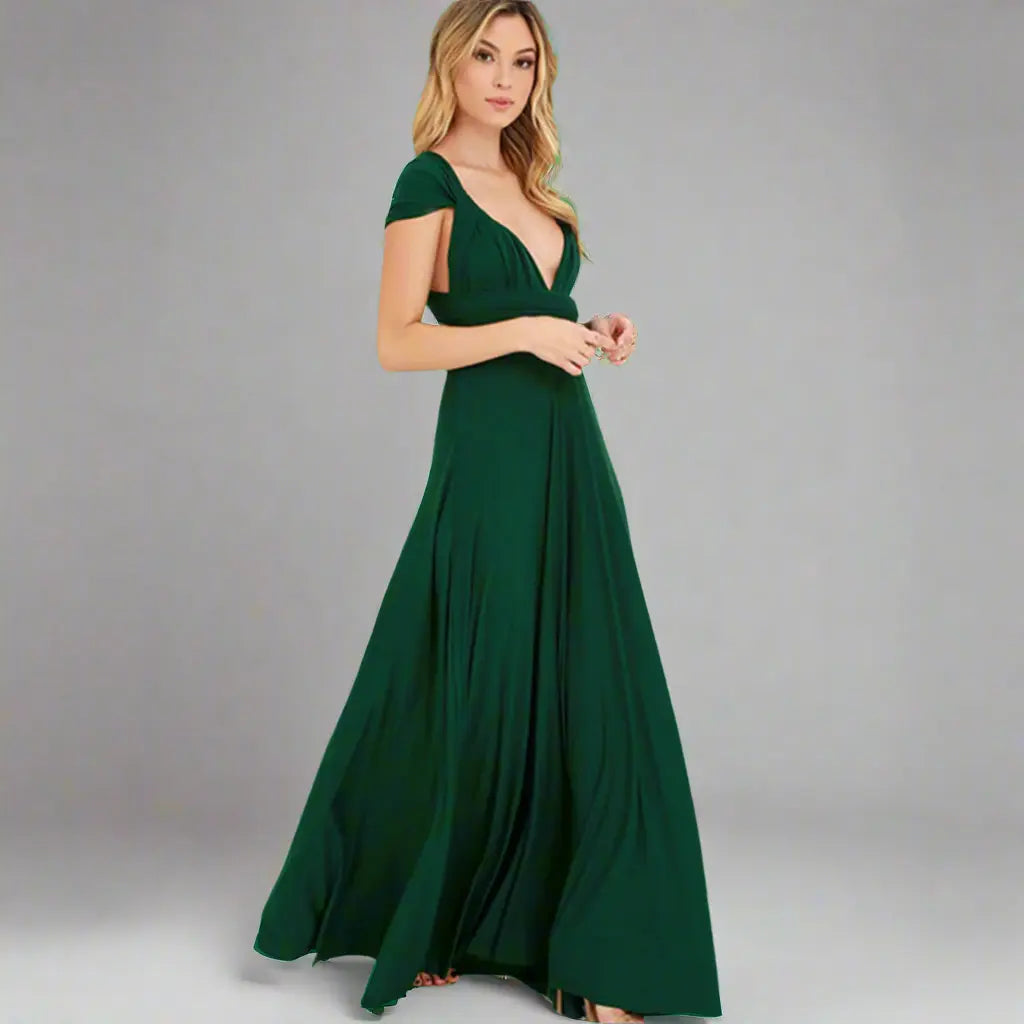 Transformative dress made from exquisite fabric Jasmine's Boutique Australia