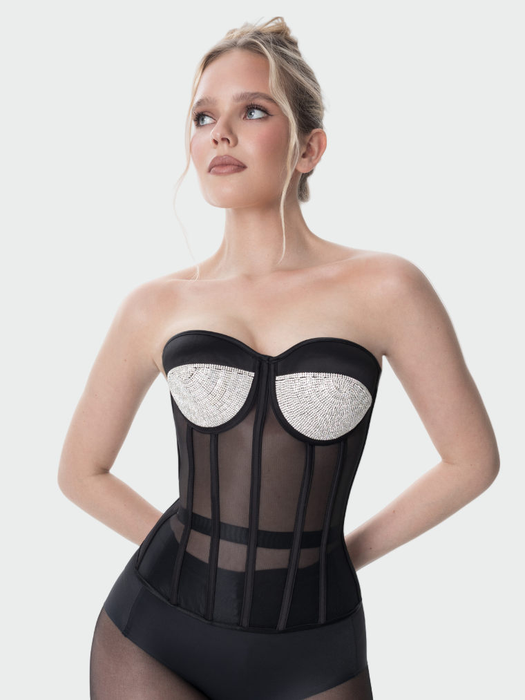 Lumière Noir Corset Jasmine's Boutique Australia