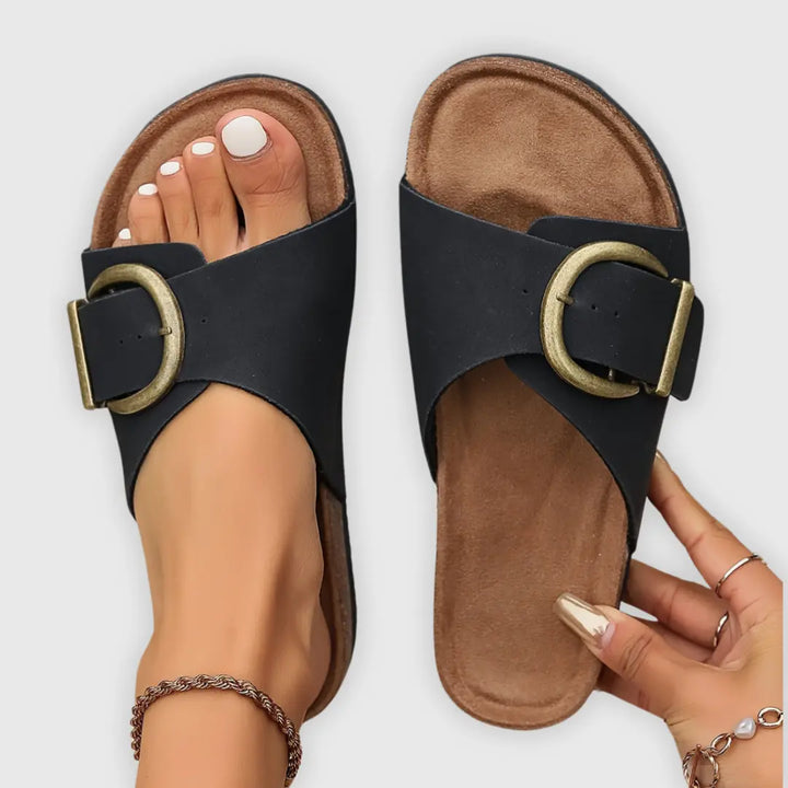 Easy Buckle Comfort Slides Jasmine's Boutique Australia