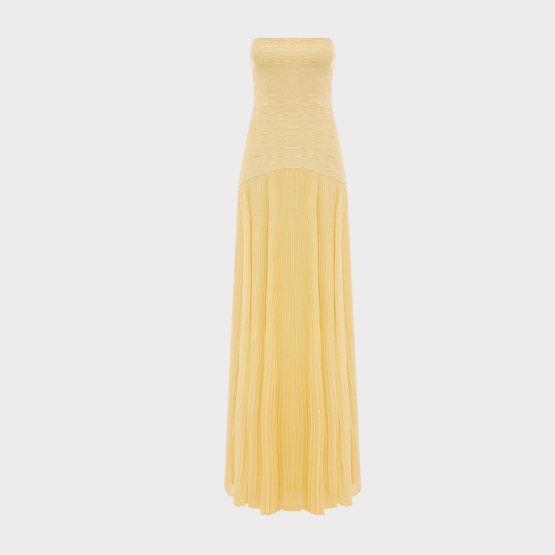 Deia | Flared Sleeve Mesh Maxi Dress Liora Lane Boutique