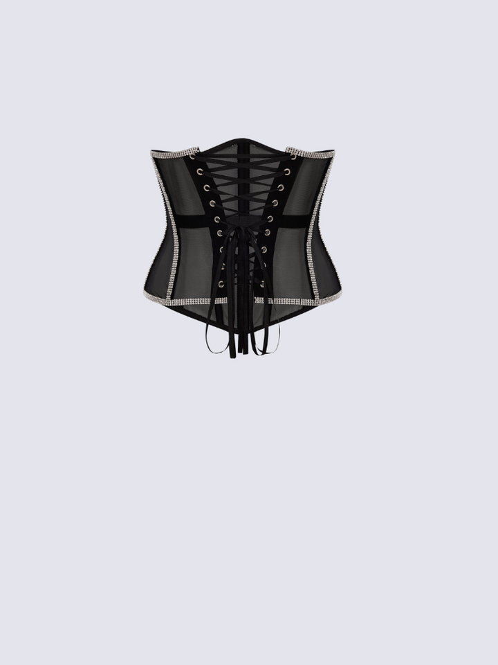Midnight Allure Corset Jasmine's Boutique Australia