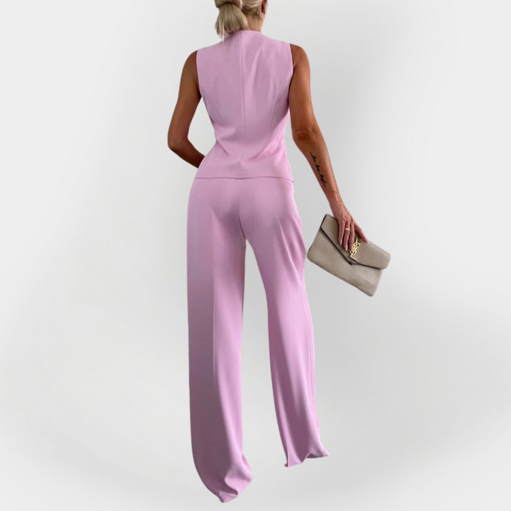 Elegant Pants Set with Sleeveless Top Jasmine's Boutique Australia
