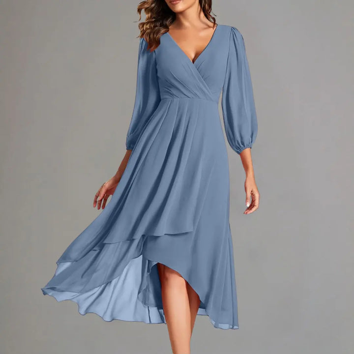 Rust Elegance Flowing Midi Dress Jasmine's Boutique Australia