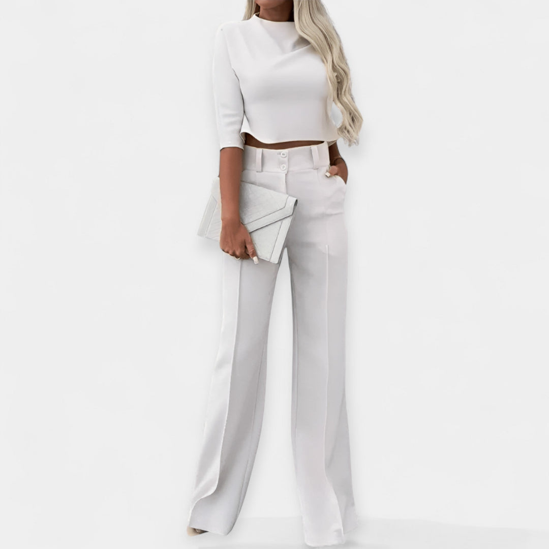 Crop Top and Pants Set Jasmine's Boutique Australia
