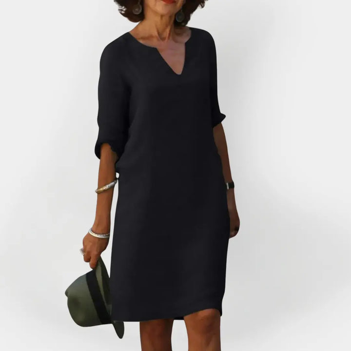 Everyday Dress with V Neckline Jasmine's Boutique Australia