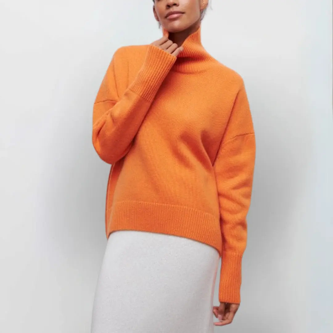 Arctic Sky Oversized Turtleneck Sweater Jasmine's Boutique Australia