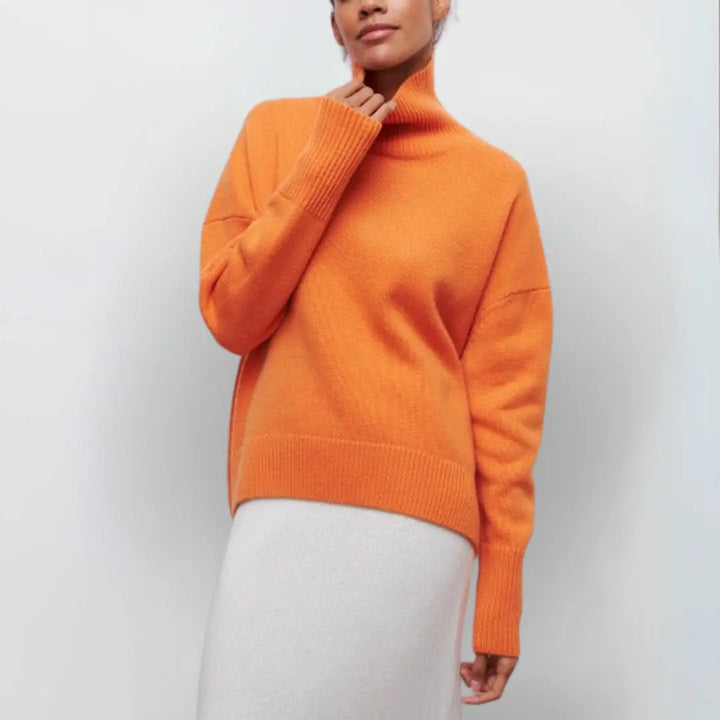 Arctic Sky Oversized Turtleneck Sweater Jasmine's Boutique Australia