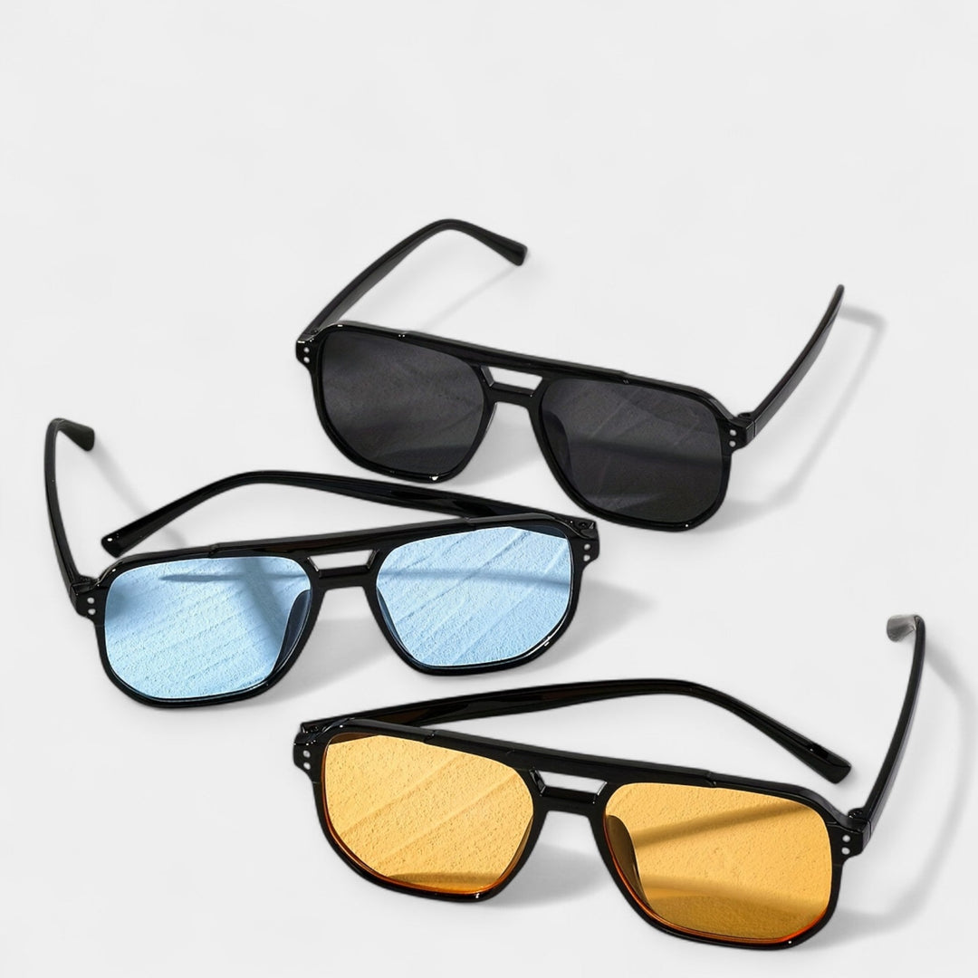 Square Glasses with Rivet Jasmine's Boutique Australia