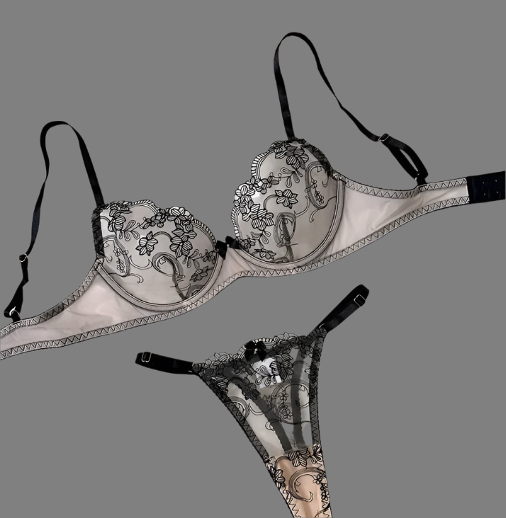 Midnight Elegance Lace Set Jasmine's Boutique Australia