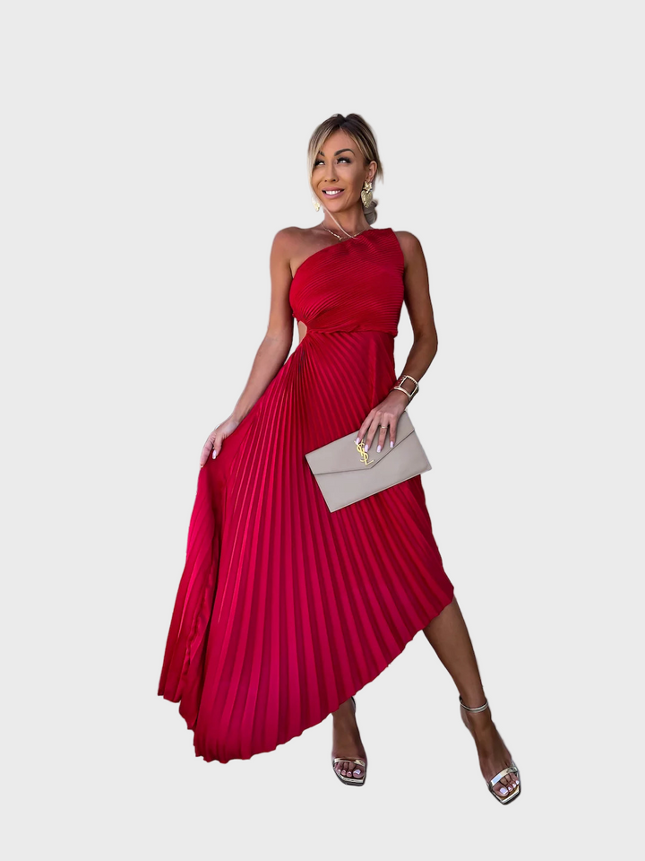 Radiance Pleated Midi Dress Jasmine's Boutique Australia