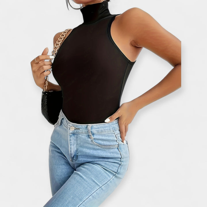Sleeveless Bodysuit with High Neck Jasmine's Boutique Australia