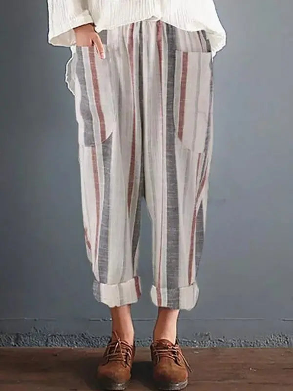 Striped Relaxed Pants Jasmine's Boutique Australia
