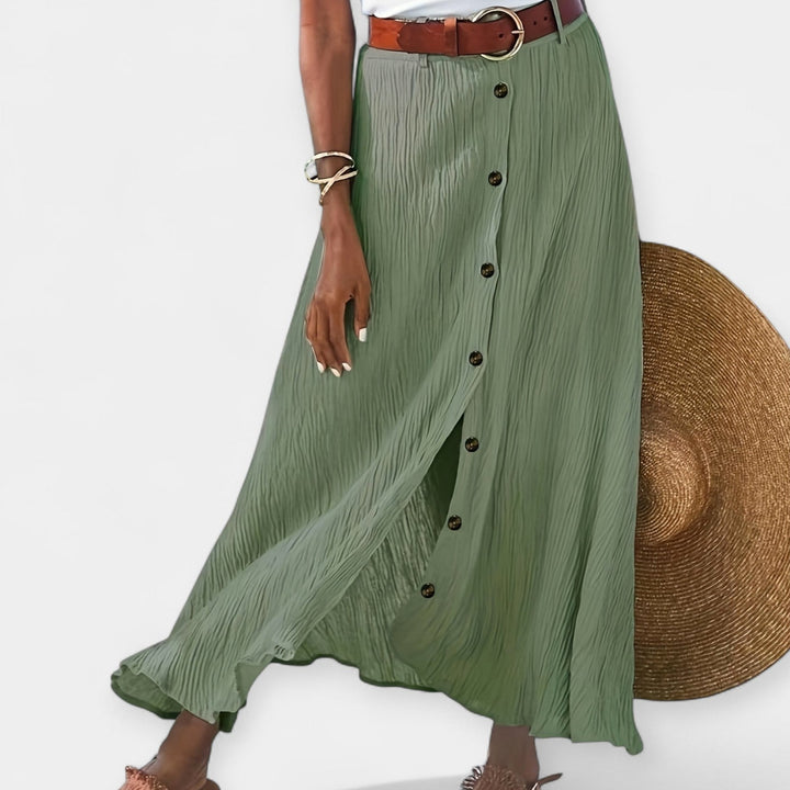 Button-Front Maxi Skirt Jasmine's Boutique Australia