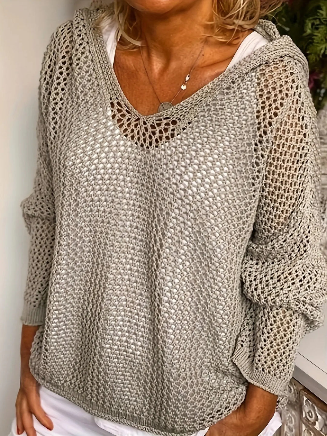 Coastal Breeze Loose Knit Sweater Jasmine's Boutique Australia