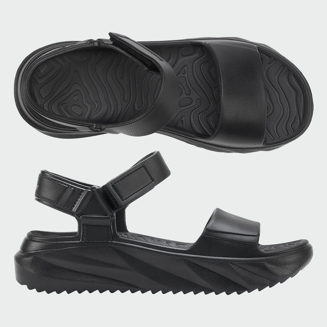 Black Sport Platform Sandals Jasmine's Boutique Australia