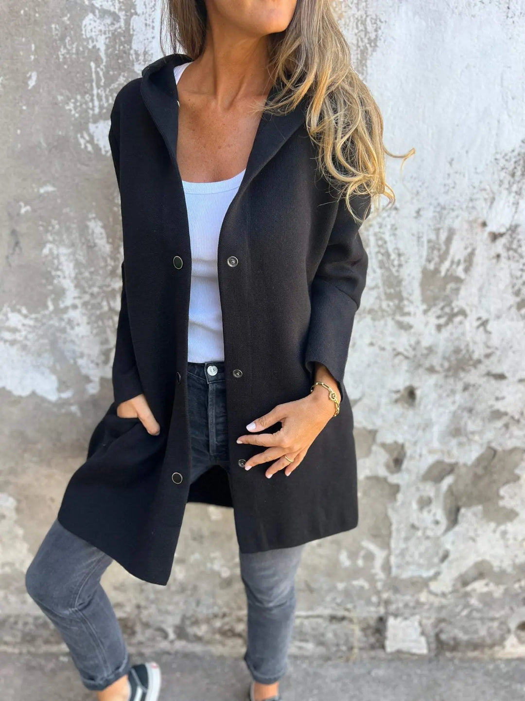 Scarlet Elegance Longline Coat Jasmine's Boutique Australia