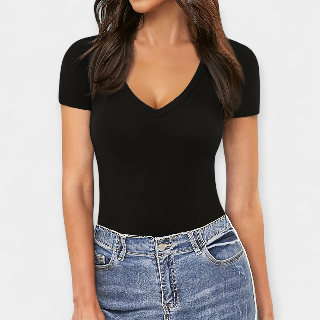 Summer V-Shaped Bodysuit Jasmine's Boutique Australia