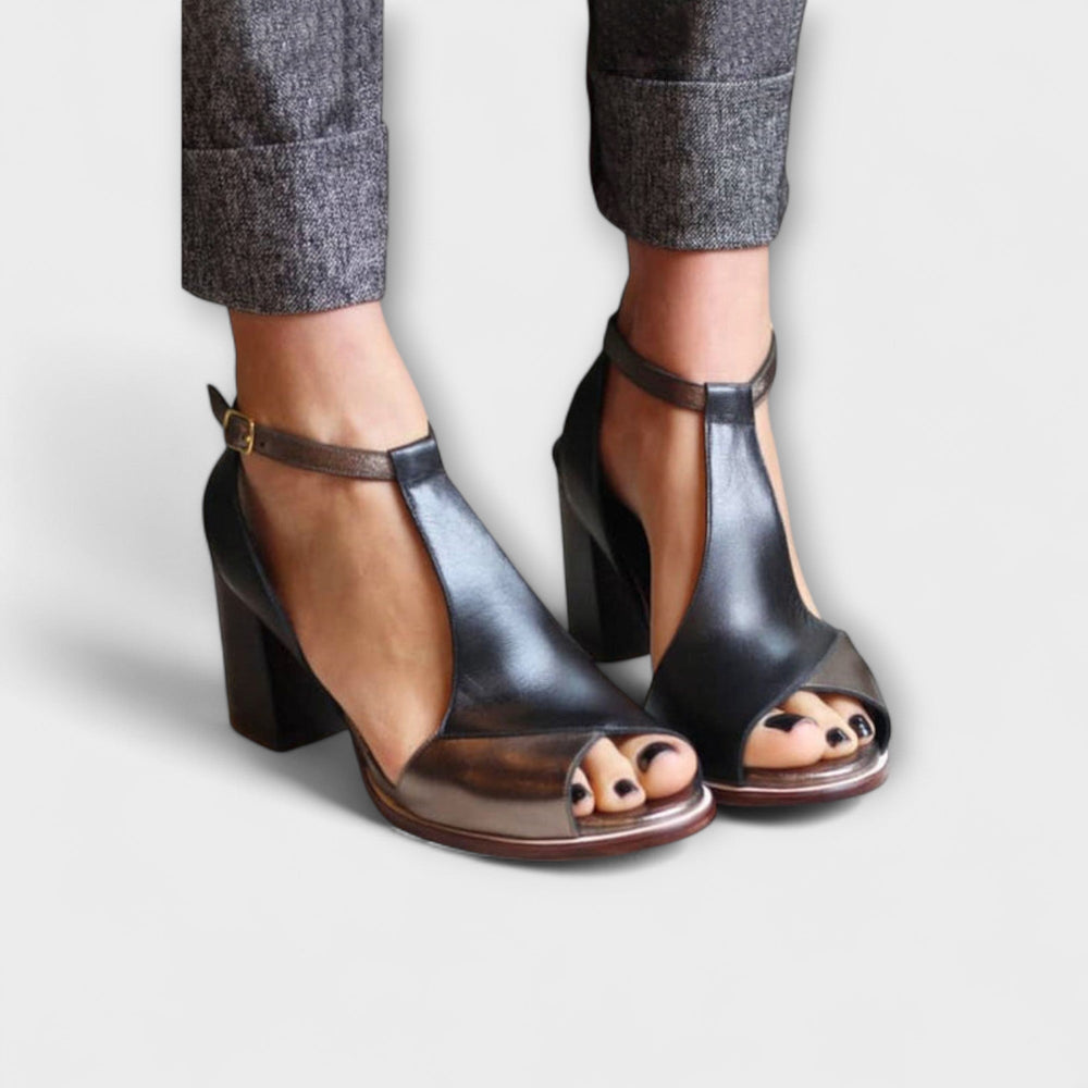 Women's Leather Heeled Sandals Jasmine's Boutique Australia