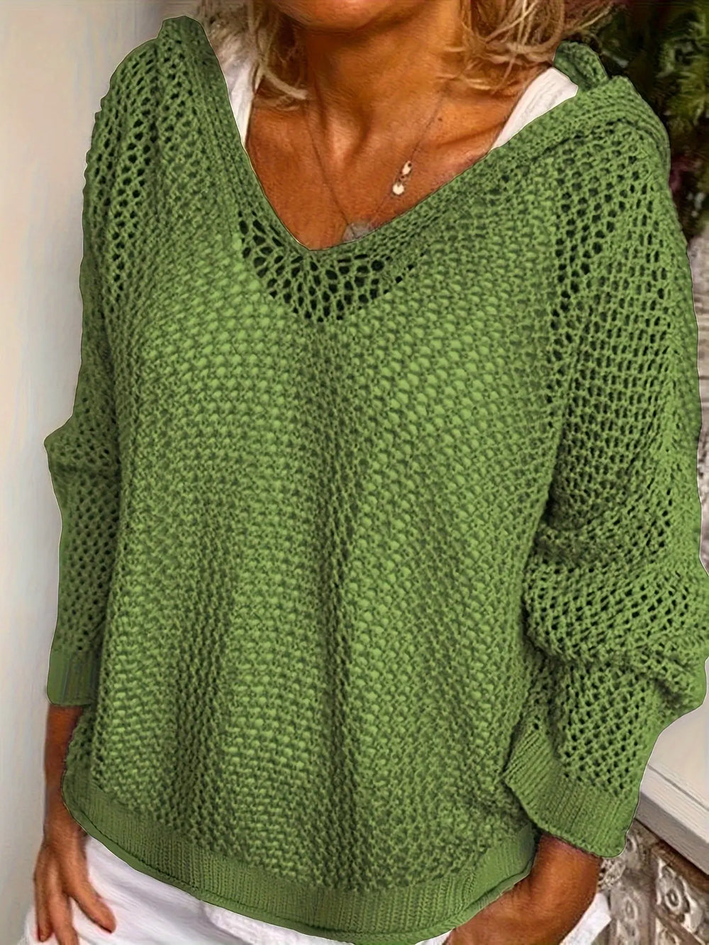 Coastal Breeze Loose Knit Sweater Jasmine's Boutique Australia