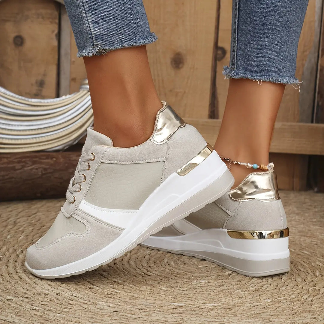 Metallic Accent Sneakers Jasmine's Boutique Australia