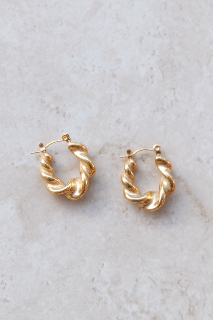 Updated Palette Gold-Plated 18K Earrings Jasmine's Boutique Australia