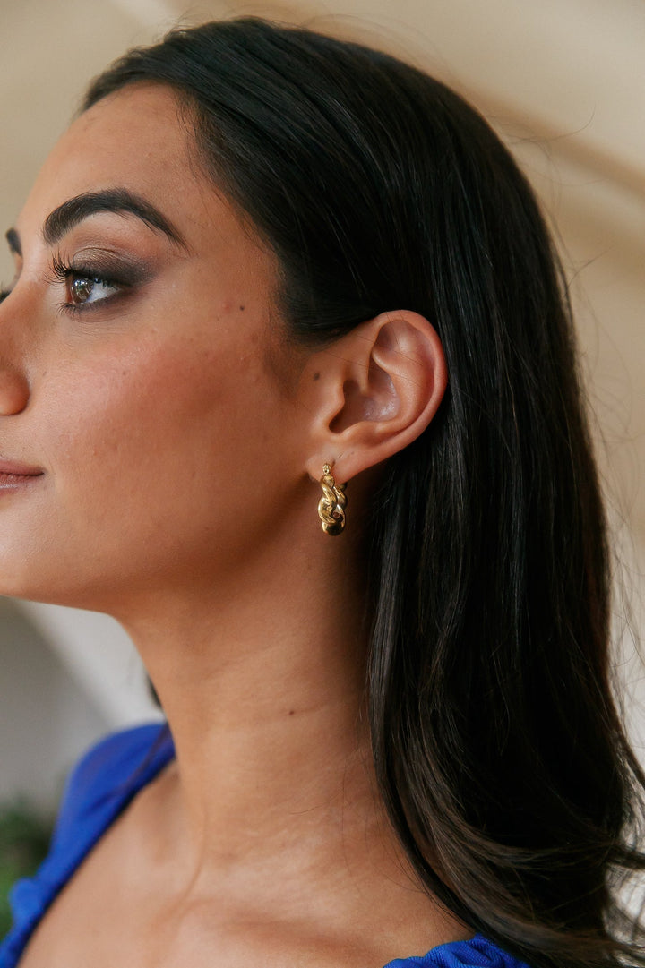 Updated Palette Gold-Plated 18K Earrings Jasmine's Boutique Australia