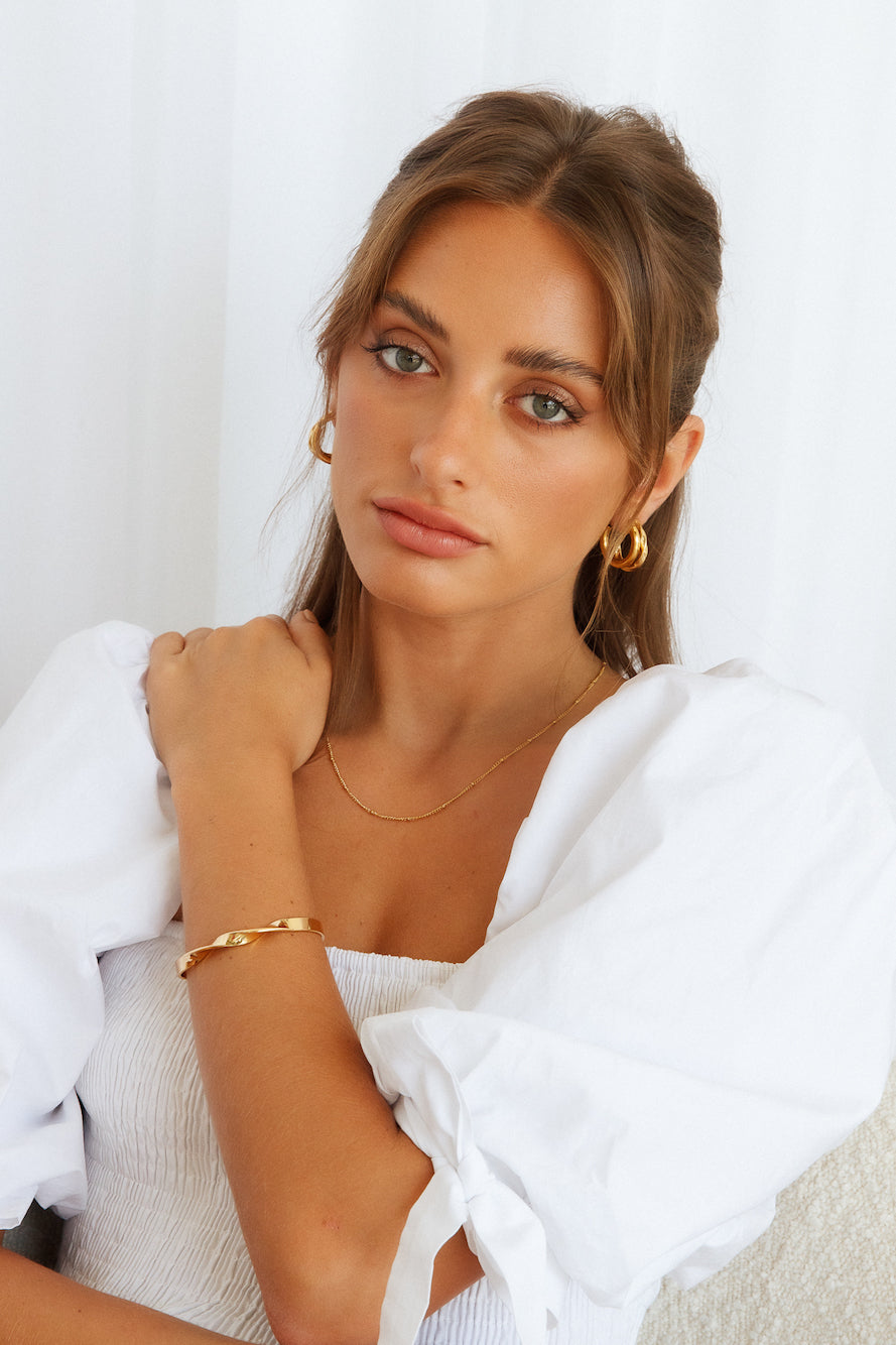 Pierce Of Your Heart 18K Gold-Plated Earrings Jasmine's Boutique Australia
