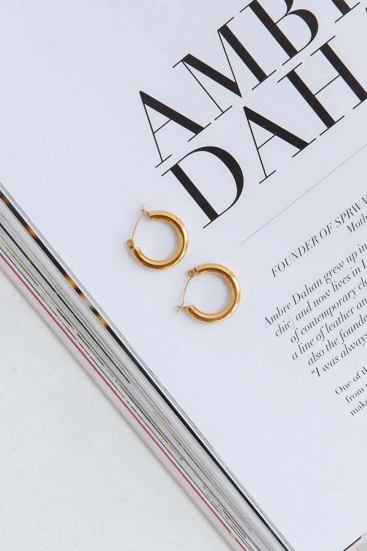 Pierce Of Your Heart 18K Gold-Plated Earrings Jasmine's Boutique Australia
